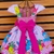 Vestido Galinha pintadinha busto sublimado - DAVI KIDS MODA INFANTIL