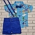 Conjunto social Sonic fundo azul