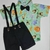 Conjunto social Safari fundo verde - comprar online