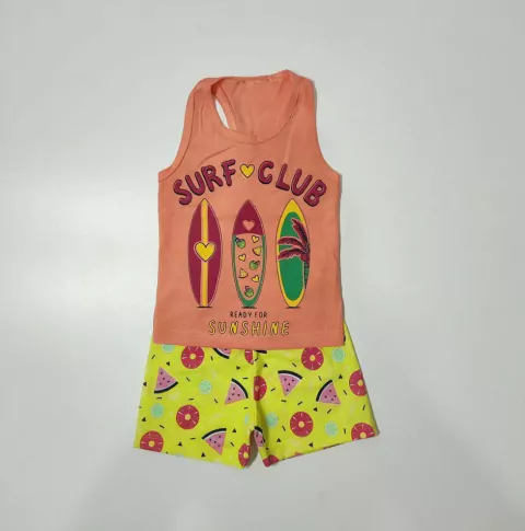 Conjunto Menina Surf Club