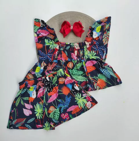 Conjunto estampa animais