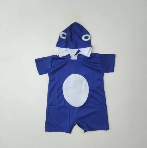 Fantasia Baby Shark azul