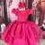 Vestido de festa rosa pink