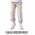 Calça Jogger Brim Bege