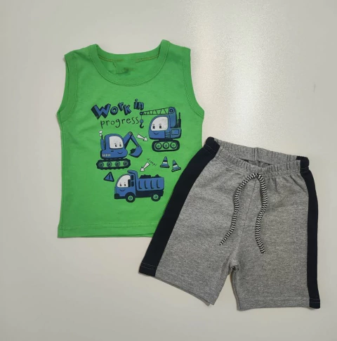 Conjunto regata Work verde - comprar online