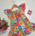 Vestido Trapézio animais coloridos - DAVI KIDS MODA INFANTIL