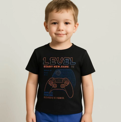 Conjunto Level camiseta preta - comprar online