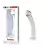 Plug Anal em Vidro Torto e Liso transparente LOVETOY GLASS ROMANCE 18,5 X 3,4 CM