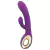 Vibrador de Luxo Recarregável com Dupla Estimulação Detalhes em Metal na Alça
