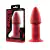 Plug Anal One Touch Silicone em Silicone c/ 10 vibrações bateria recarregável - NANMA