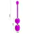 Vibrador c/ Controle sem fio forma de Bolas de Pompoar com 12 Modos de Vibração - PRETTY LOVE WILLIE