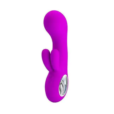 Vibrador com Estimulador Clitoriano Duplo e 30 Modos de Vibração