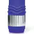 Vibrador Soft Touch UAU! 21cm na cor azul, multivelocidades
