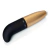 Vibrador Soft Touch Metalizado PONTO GEEE, 13cm cor preto/dourada - comprar online
