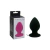 Plug Anal Large com Ventosa e Vibro - PRETO