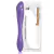 Plug Double em silicone 19cm na cor lilás