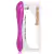 Plug Double em silicone 19cm na cor rosa