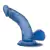 Prótese Realística Fosforescente com escroto e ventosa Glow Dicks Light Show - Blue