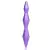 Plug Anal Diamond 18cm na cor lilás