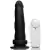 Pênis Realista com vibrador e Ventosa - 14,5 x 4 cm - Preto