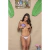 Calcinha fio dental BRANCA em renda com abertura sexy e detalhe em strass - YAFFA Lingerie