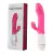 Vibrador Recarregável Dupla Estimulação com 36 Modos de Vibração para Clitóris e Ponto G - Dildo Happy Bunny Rabbit