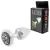 Plug Anal em ABS Cromado com Pedra Cravejada em Strass Onix - Plug LESS HARD