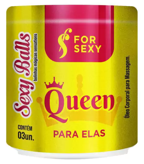 Sexy Ball Funcional Queen para Elas - Bolinha Mágica Excitante Feminino HOT c/ 3 unidades - For Sexy