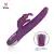 Vibrador Rotativo em Silicone Roxo com Dupla Estimulação Ponto G e Clitóris Com 7 Modos de Vibração Recarregável