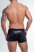 Cueca Boxer Preta com abertura frontal e Compartimento para o Pênis em Cirré