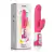 Vibrador Rotativo 2 motores em Silicone Rotation New Orgasm - Rosa