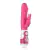 Vibrador Rotativo 2 motores em Silicone Rotation Rabbit - Rosa
