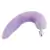 Plug Anal com Cauda Longa de Raposa Lilás - Joia Anal em aço 40 cm