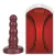Plug Anal em Jelly medidas 12,5 X 3 cm - Chocolate