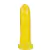 Pênis em Jelly Super Macio e Flexível Amarelo 17 x 4 CM