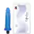 Pênis macio e flexível com Vibrador 15 x 3,3 cm cor Azul