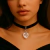 Choker Boho com Coração Cristal pedra sintética 1,5cm l – Um toque fofo e sexy! - comprar online