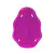 Vibrador Butterfly em Silicone com Cápsula Vibratória - Pink