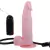 Pênis Inflável com ventosa vibrador e saco escrotal 19,5 x 4,5 cm