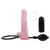 Pênis Inflável com ventosa vibrador e saco escrotal 19,5 x 4,5 cm