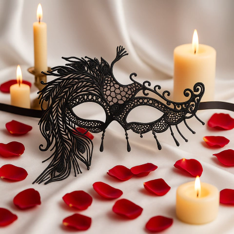 Máscara Renda Pavão – Pra Causar!  - comprar online