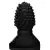 Plug Anal Pequeno Framboesa com cravinhos, 7,5 x 3,5 cm na cor marrom