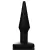 Mini Plug Anal iniciante 10,5 x 2cm na cor preto