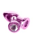 Plug anal em metal com Vibrador Joia Anal Rosa - HARD - comprar online