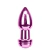 Plug anal em metal com Vibrador Joia Anal Rosa - HARD - comprar online