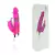Vibrador Rotativo com Estimulador Borboleta com 6 Modos de Vibração e Rotação