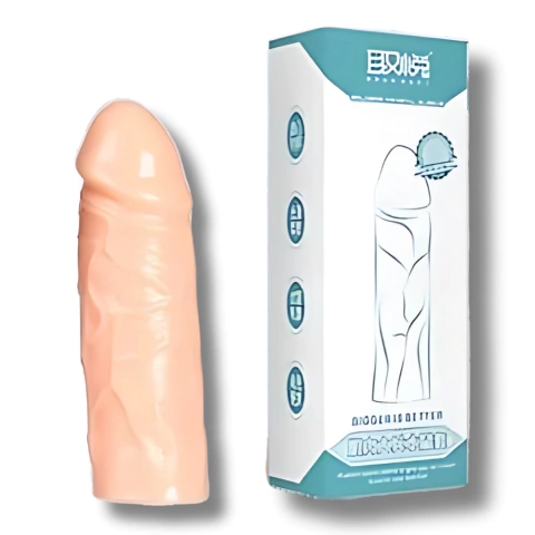 Capa Peniana Real Pênis 2 Bege – Um Upgrade no Prazer!