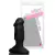 Plug Anal Pequeno 11x3 cm na cor preto