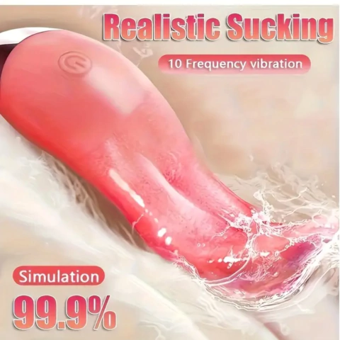 Língua Vibratória em silicone com 10 Modos Recarregável – Estimulador para Rainhas! - comprar online