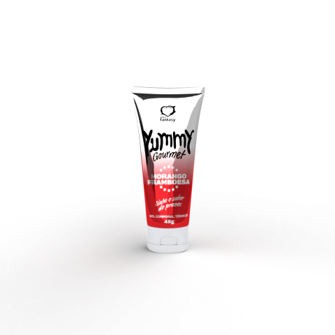 Yummy Gourmet Gel Térmico Morango com Framboesa Intenso 45g